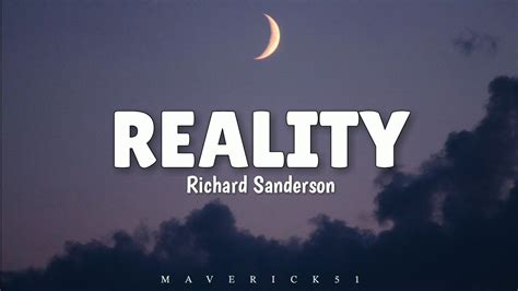 realität lyrics|reality lyrics richard sanderson.